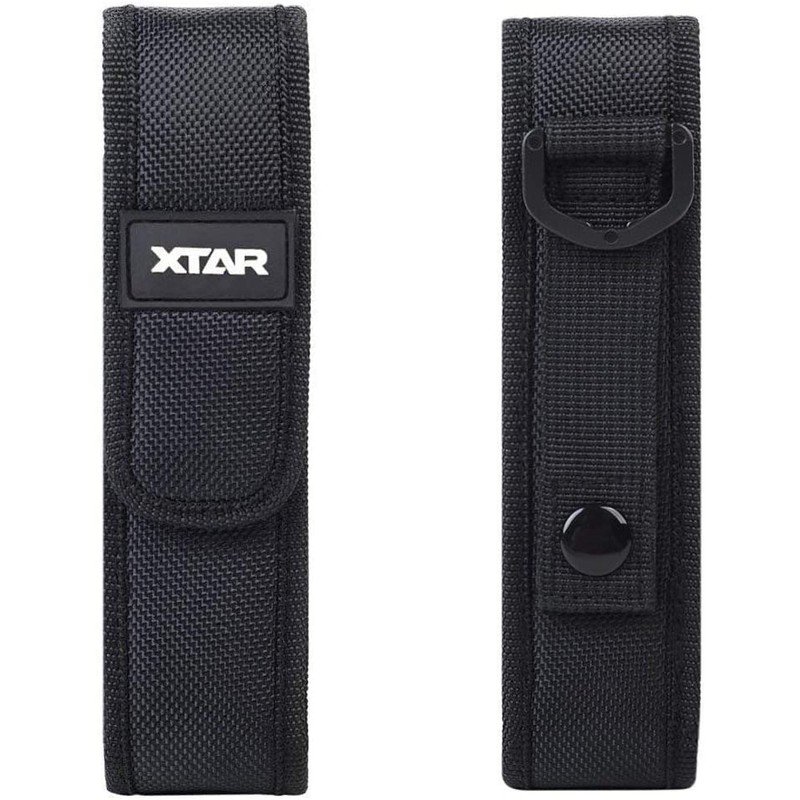 2-Pack Flashlight Battery Pouch Holster Holder for 6.5"-8" Flash Light
