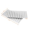 10-Pack 5x10 Inch Pronged Truss Plates, Galvanized Steel Flat Mending
