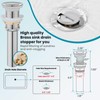 gotonovo Vessel Sink Faucet Modern Tall Bathroom Faucet Single Handle