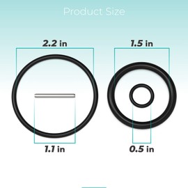 Pool Slide Valve O-Ring Kit 263054 Compatible with Pentair/PacFab/Sta-Rite Push/Pull Slide Valve 263064, 263052, 263053, 263078, 263079, Multiport Valve Rebuild Kit, 1 Pack