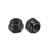 TA-VIGOR 100Pcs M2.5 x 0.45mm Nylon Hex Lock Nuts, Black