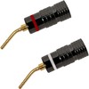 tunghey 4Pack Pin Banana Plugs,20-12AWG Pin Banana Plugs for Speaker