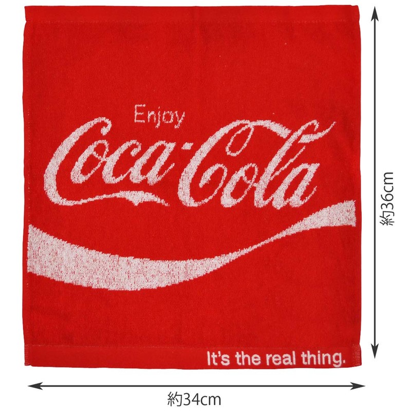 犬飼タオル コカ・コーラ ジャガード ウォッシュタオル