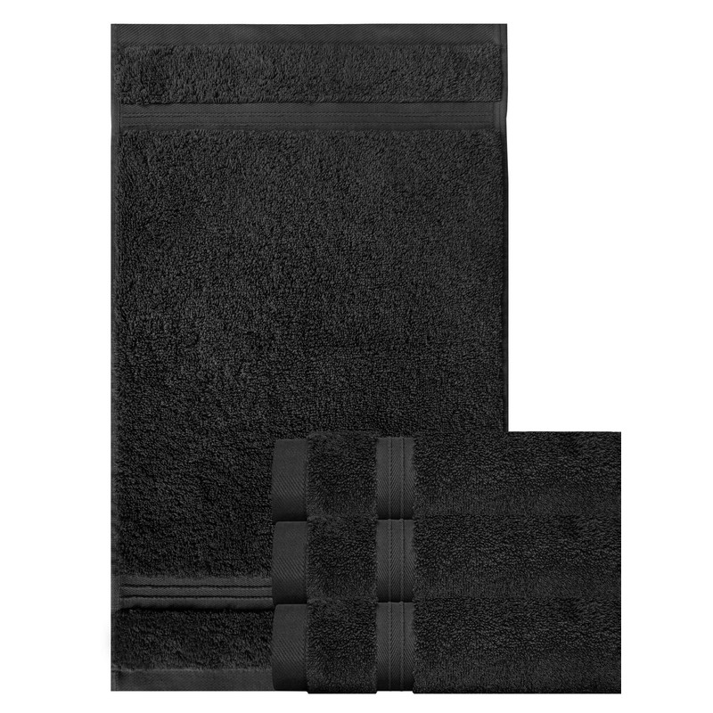 Lashuma Gästehandtücher Set 30x50 cm 4 teilig, Linz Frotteetücher fürs