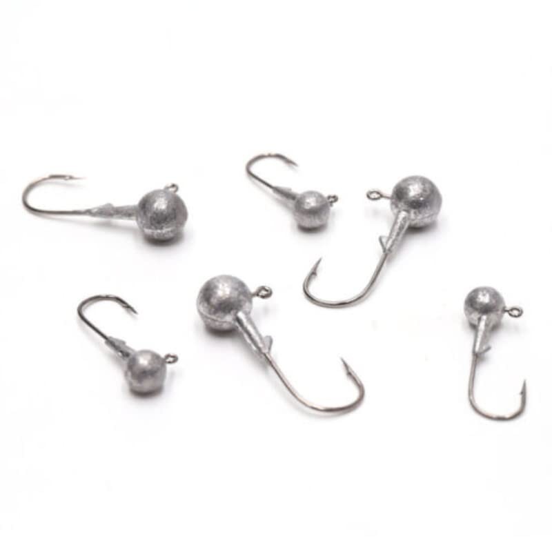 20PCS Jig Heads High Chemically Sharpened Hooks, Fishing Tackle for