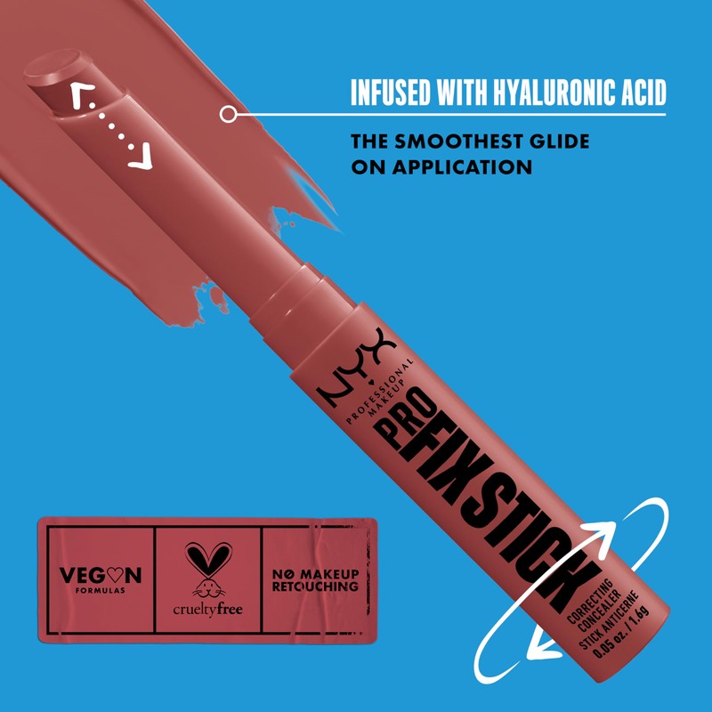 NYX PROFESSIONAL MAKEUP Pro Fix Stick Correcting Concealer, Buildable Medium