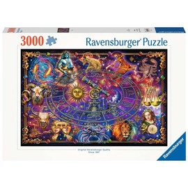 Ravensburger - Zodiac - 3000 Piece Jigsaw Puzzle - Fantastic, Beautifully Captivating Depiction of The Twelve Signs of The Zodiac - Frameable - Premium Quality - Puzzles for Adults