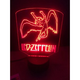 Led Zeppelin LED Neon Light Sign Man Cave , Game , Bed Room ,Bar  garage Rgb