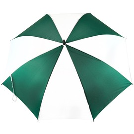 JP Lann 62" Single Canopy Golf Umbrella (Green & White)
