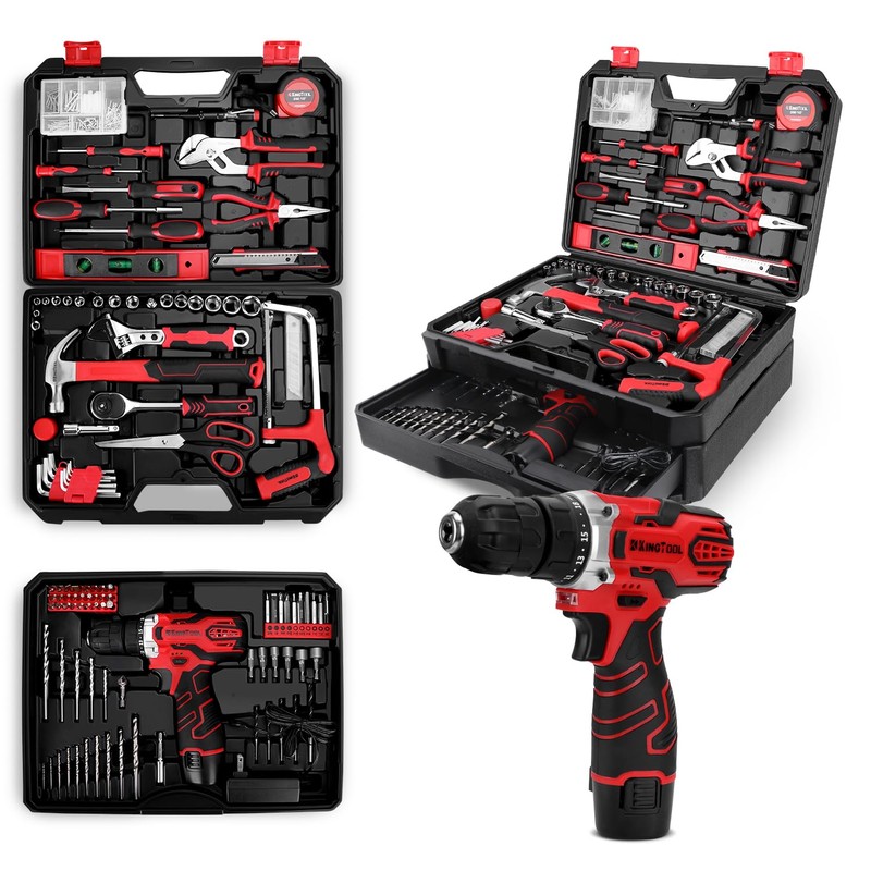 KingTool 276-Piece Tool Set Kit - Tool kit with 12V