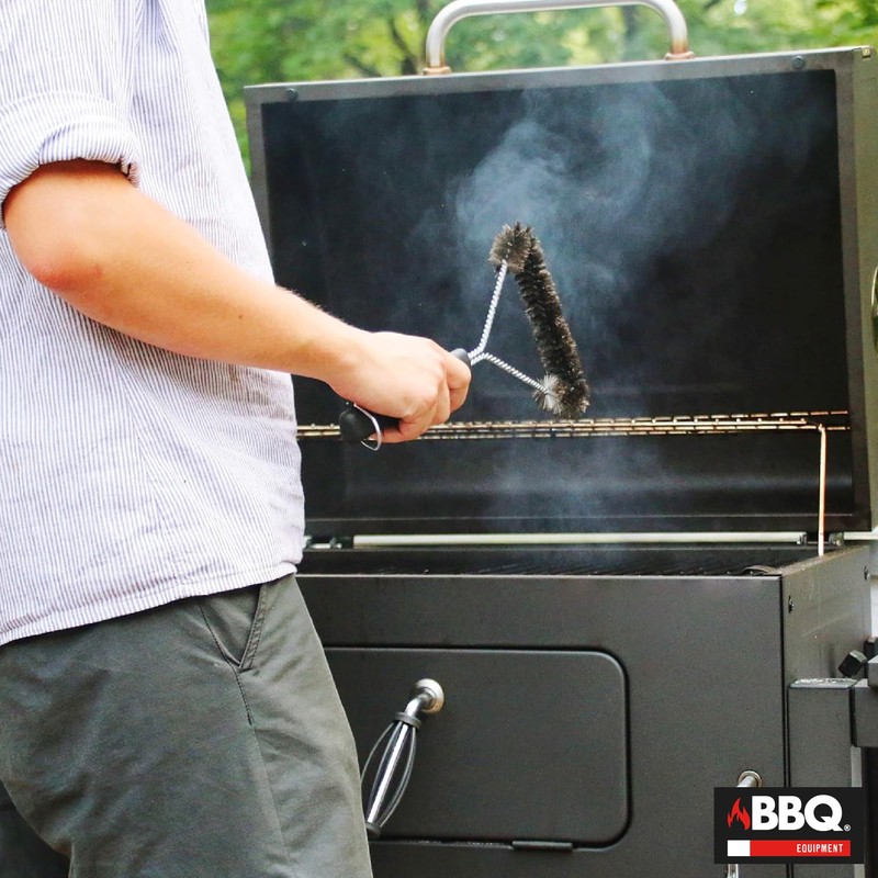 NO LABEL - Barbecue Brush - Metal - 31 cm