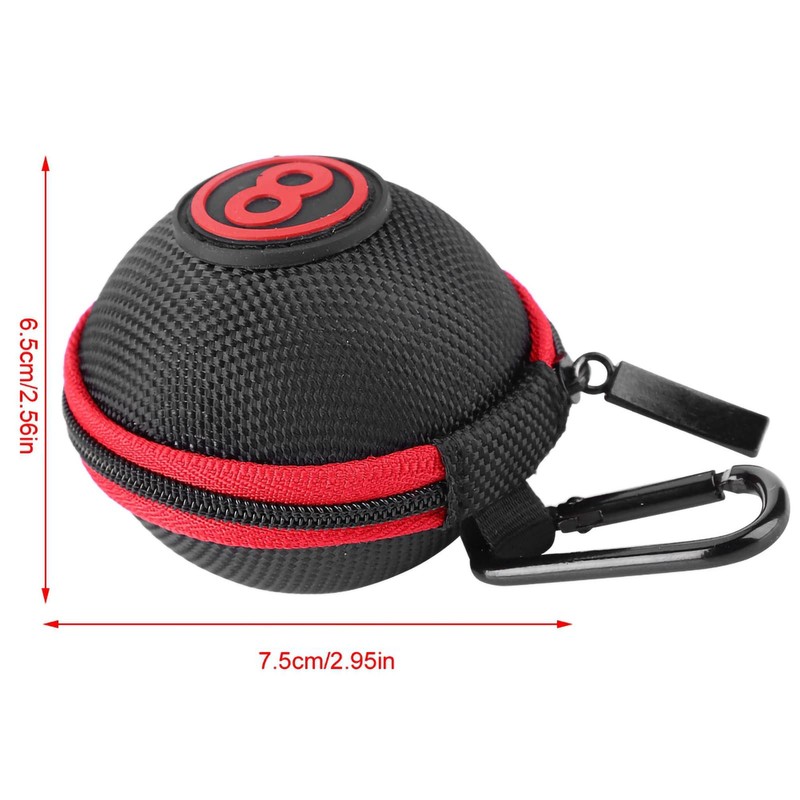 Clip-on Ball Case, Billiard Balls Bag, for Attaching Balls Attaching