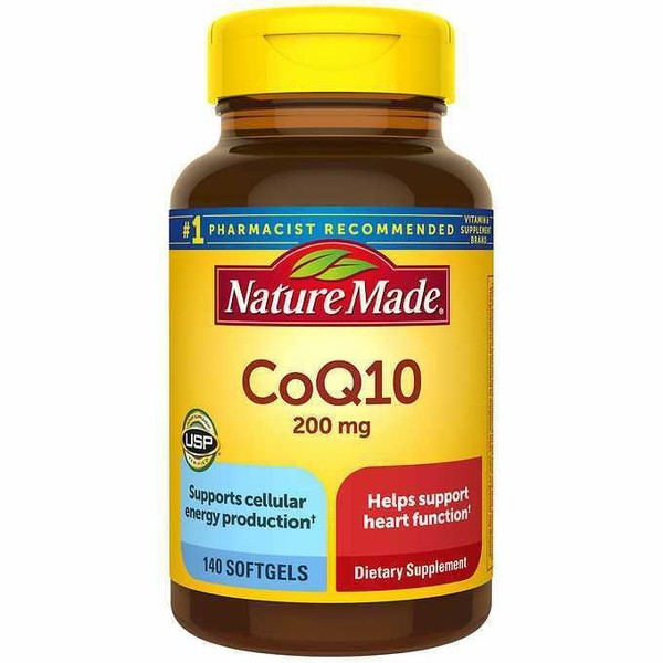 Nature Made CoQ10 200 mg., 140 Softgels * FAST SHIPPING