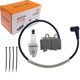 IGCLINC PB580T Ignition Coil Kit and Spark Plug for Echo PB580 PB-580H for Shindaiwa EB600RT Replace A411001620 A411001621 A10058