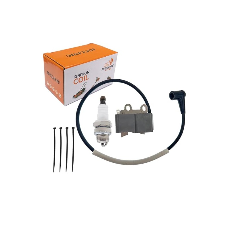 IGCLINC PB580T Ignition Coil Kit and Spark Plug for Echo