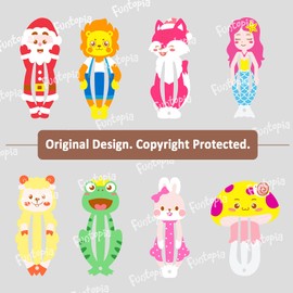 Funtopia Hair Clips for Girls, Funtopia 100 Pcs Cute Snap Hair Clips Barrettes for Women Teens Girls Kids, Colorful No Slips Metal Fruit Animal Hair Clips for Birthday Party