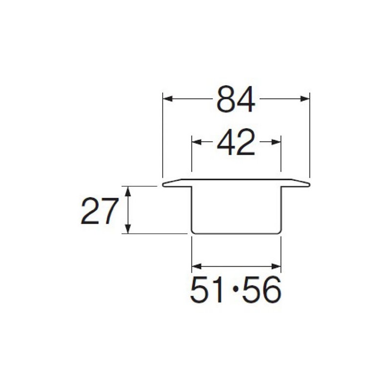 SANEI H565-50 Washing Machine Drain for VP and VU Pipe