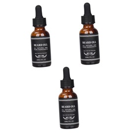 Beavorty 3pcs 1 Beard Conditioner for Men 1 Bottle Beard Grooming Oil Beard Care Moisturizing Beard Treatment Beard Oil for Men
