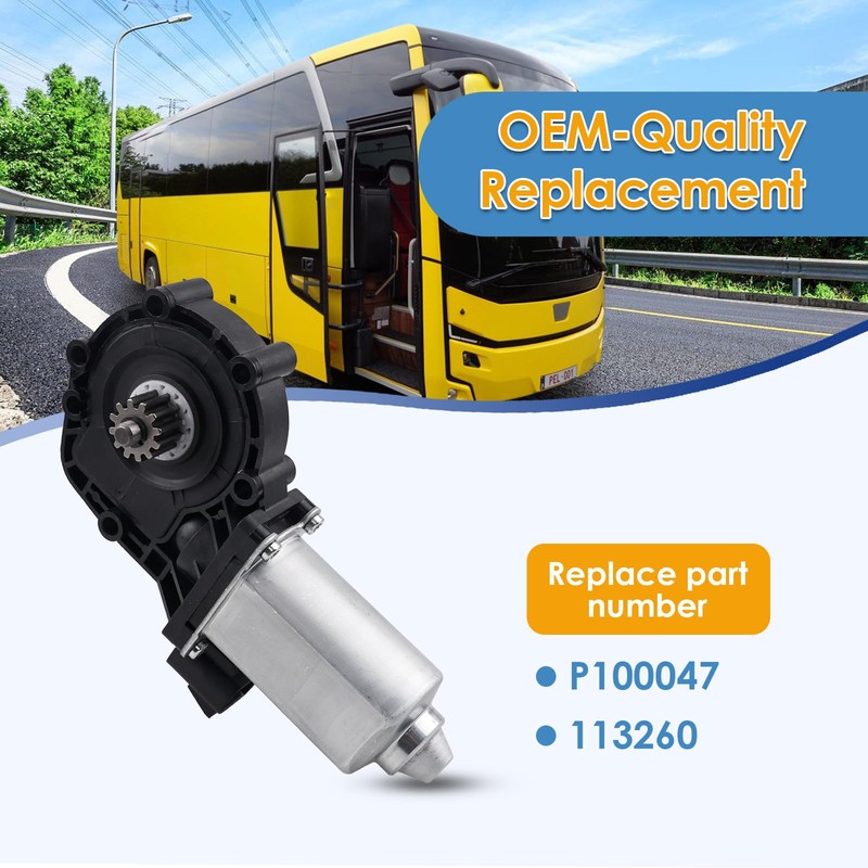 MiCCiKA P100047 Door Motor Compatible with Coach & Equipment Buses