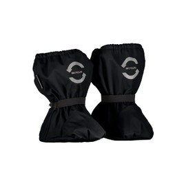 Mikk-line PU rain socks with fleece lining, Oeko-Tex Standard 100 certified, waterproof with a hydrostatic head of 8,000 mm, windproof and insulating, no PFAS added, black