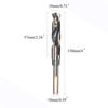 TA-VIGOR 18mm Reduced Shank Twist Drill Bits with 10mm Shank-