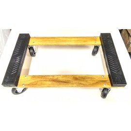 Jet 140108 WDR-3018, 30 Inch x 18 Inch, Rubber End Hardwood Dolly