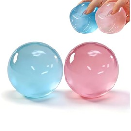Coconut Oil Stress Ball, 2026 New Coconut Oil Squishy,Slow Rising Squishy, Moldable Sensory Squishy Stress Balls, Anxiety Reliever, for Adult use in Offices and Homes, 2 Pack (Blue+Pink)
