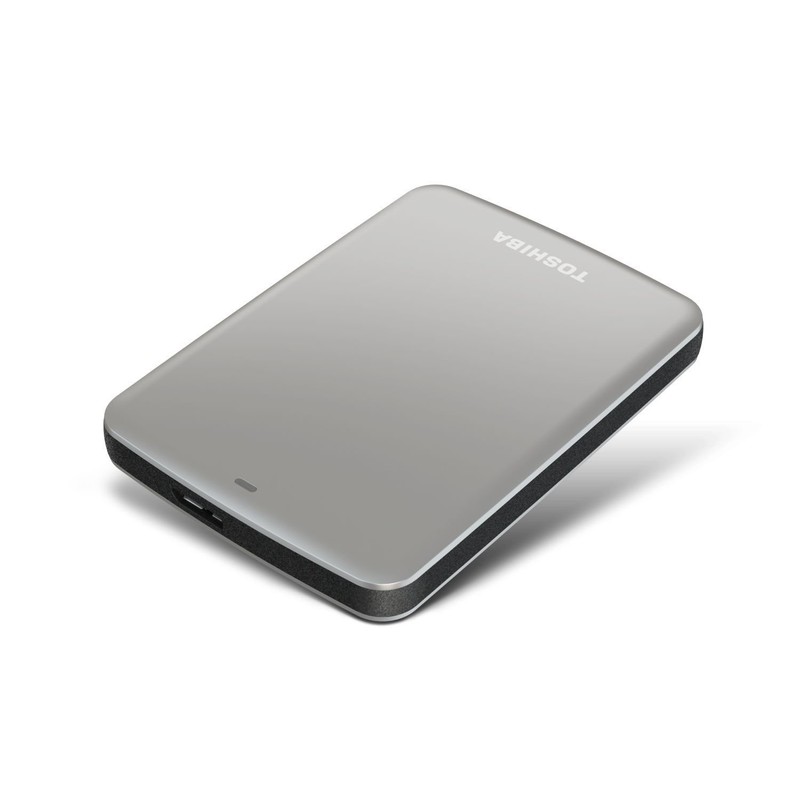 (Old Model) Toshiba Canvio Connect 1TB Portable Hard Drive, Silver