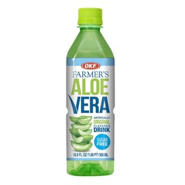 Aloe Vera King (Sugar Free) - 500ml (Pack of 10) Aloe Vera Farmers (Sugar Free) - 16.9 Fl Oz (Pack of 10), 1 pc / 알로에 베라 킹 (무설탕) - 500ml (10팩) Aloe Vera Farmers (Sugar Free) - 16.9 Fl Oz (Pack of 10), 1개