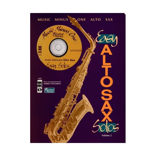 Easy Alto Sax Solos - Volume 2: Music Minus One
