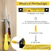 8” Magnetic Tool Holder with Screws, 4 Pack Magnetic Strips