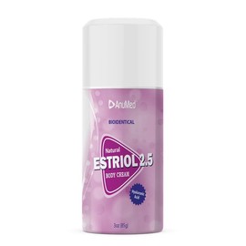 AnuMed International- Crema corporal natural bioidéntica ANU-est (estriol) de 2,5 mg con ácido hialurónico y vitamina E