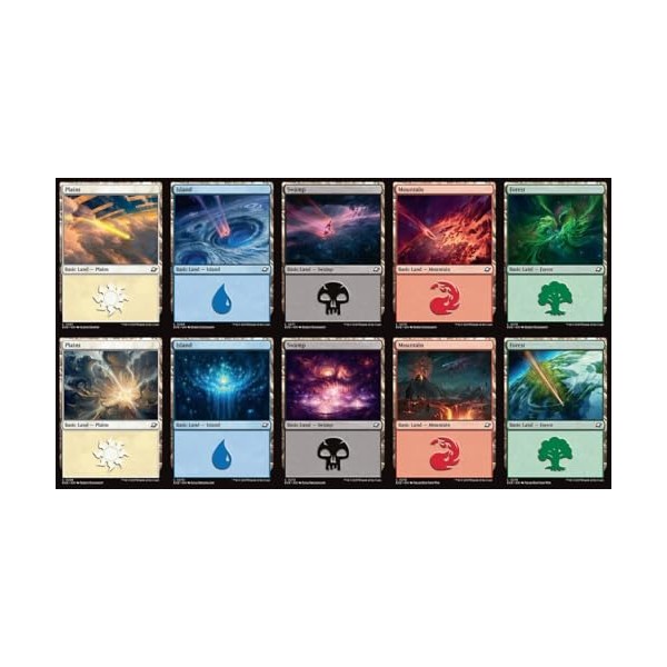 Edge of Eternities Basic Land Set (1 Each of 10)