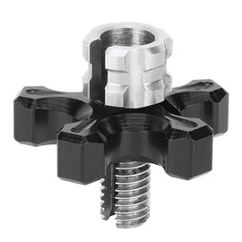 Universal CNC Aluminum Cable Adjuster Motorcycle Motorcycle Clutch Adjustment Alloy Clutch Screw Modification Black (Black)