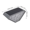 Solar Step Lamp Warm Light Button Light Sensor Control IP67