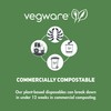 Vegware Compostable Wrapped Plastic Straws, Case of 6500, 8.25" Long,