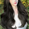 Women's One Touch Wide Straight Goddess Wide Wave Part Wig (WFLO664) BrownWFLO664 / 여성 원터치 넓은 똑딱이 여신 와이드 웨이브 부분 가발 (WFLO664) 브라운WFLO664