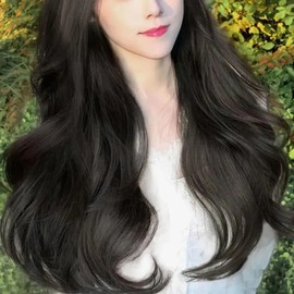 Women's One Touch Wide Straight Goddess Wide Wave Part Wig (WFLO664) BrownWFLO664 / 여성 원터치 넓은 똑딱이 여신 와이드 웨이브 부분 가발 (WFLO664) 브라운WFLO664