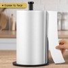 KEWANNO Black Paper Towel Holder, Countertop Paper Towel Holder, Steady