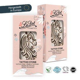 LaDot Tattoo for Children and Adults, Temporary Skin-friendly Fake Tattoos, Tattoo Stamps without Needles for Body and Arm, Waterproof, Ceramic Stamp Horse