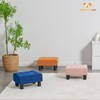 BRIAN & DANY Small Foot Stool, Velvet Foot Stools with