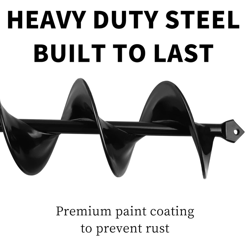TCBWFY 3x24 Inch Auger Drill Bit for Planting - Easy