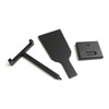 NBK CC1291 Mini Hagoita with Stand, Black (with Decorative Stand),