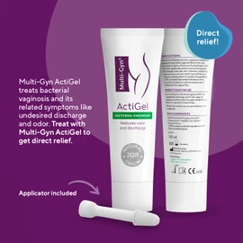 Multi-Gyn ActiGel - Vaginal Gel For Effective Relief of Bacterial Vaginosis Symptoms – 50 ml Gel + Applicator