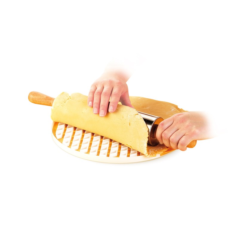 Tescoma Ausstecher, Kunststoff, weiß/gelb, 34 x 33 x 1.8 cm