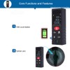 80m/262ft Mini Handheld Digital Laser Distance Meter High Precision Range
