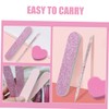 VICASKY 10 Sets Nail Buffering Tools Portable Nail Art Sponge