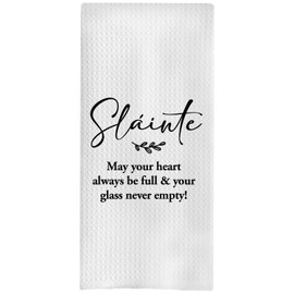 BYRFIIEU Irish Decor Kitchen Towels, Irish Blessing Hand Towels for Bathroom, Irish Gifts Dish Towels Tea Towels for Kitchen, Ireland Gifts, 16x24 Inch