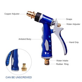 VIFERR Auto Schaumpistole, 2 in 1 Auto-Reinigungsschaum Waschen Einstellbar Schaumlanze Reinigung Schaum Pistole für Autowäsche Motorrad Garten Reinigung