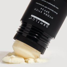 DRMTLGY Bar Sunscreen Stick SPF 34 – Invisible, Mess-Free Face & Body Mineral Hydra Stick with Squalane, Aloe & Coconut Oil – Water-Resistant Broad Spectrum Sun Screen for All Skin Types